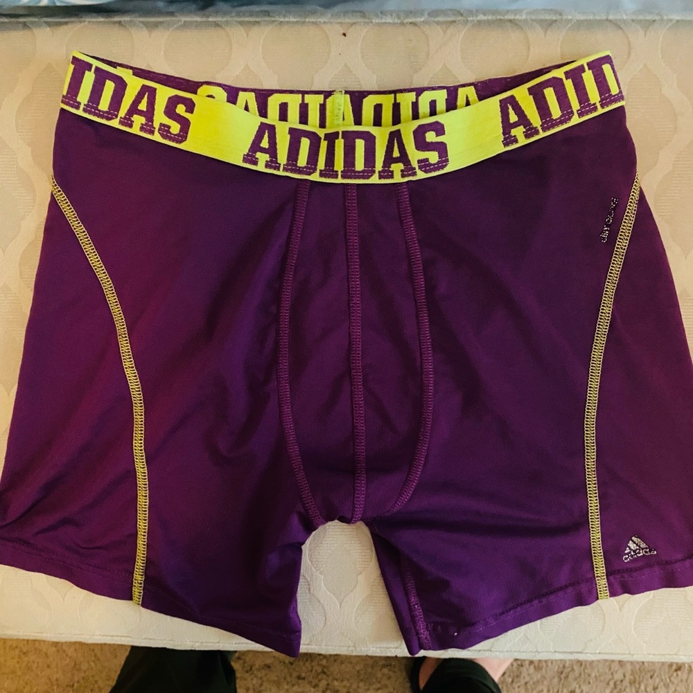 Men’s Medium Purple Adidas Boxer Briefs